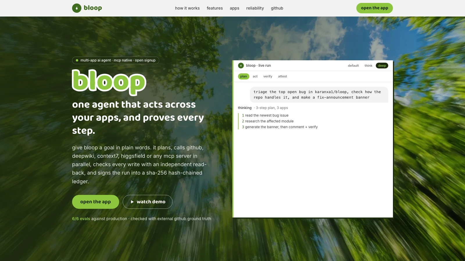 Bloop in production