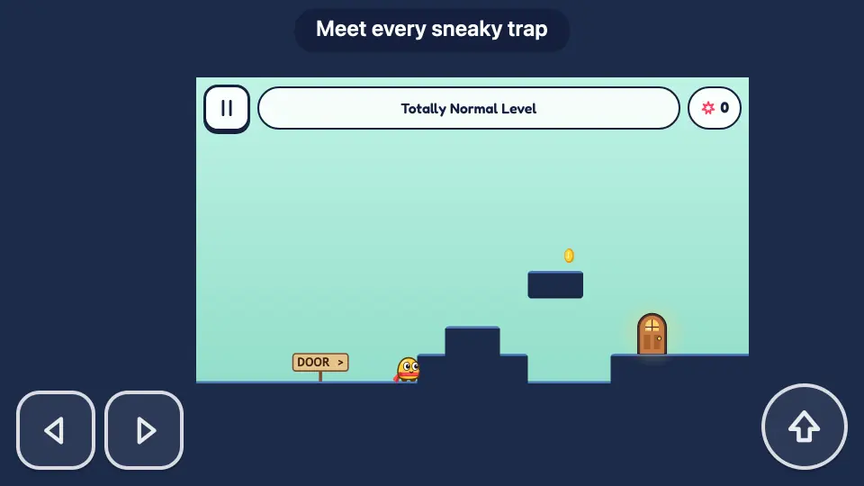 "Totally Normal Level": a stage that is about to show a new trap
